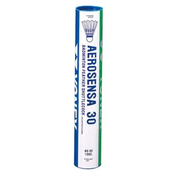 Aerosensa 30 V3 Badminton Shuttlecocks White 12 Units