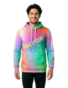 Felpa Con Cappuccio Smileyworld Stay Focused Multicolour 2XS - OTSO - FashionsVida
