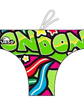 Graffiti London Swimming Brief Multicoloured 2XL Men - TURBO - FashionsVida