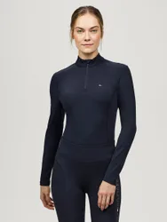 Damen ¼ Zip Funktionsshirt BETH desert sky L