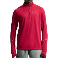 Dri-fit uv miler camiseta técnica manga larga hombre Granate (L)