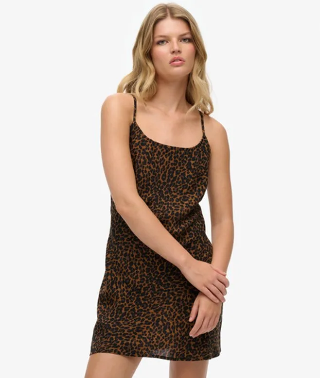 Superdry Damen Schräg Geschnittenes Mini-trägerkleid Multiple Colours - Größe: 38 - 54.99 - FashionsVida