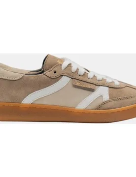 Zapatilla de ante rosa con tiras en cuero blancas.no - Morrison - FashionsVida
