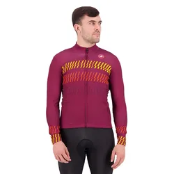 Maglia A Maniche Lunghe Unlimited Thermal Bordeaux / Goldenrod / Orange