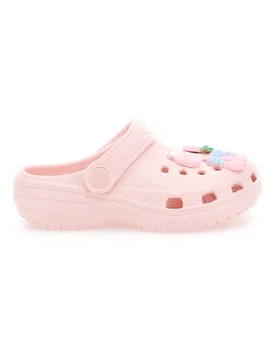 Ciabatte Rosa Traforate con Charms Applicati 18512 29 - 2T2L - FashionsVida