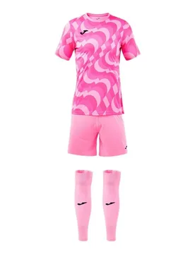 Ensemble à Manches Courtes Area Fluor Pink S - Joma - FashionsVida