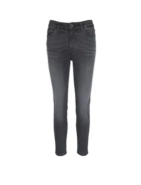 Jeans taille haute Skinny Fit 7/8 gris 31/L32 - Marc O'Polo - FashionsVida