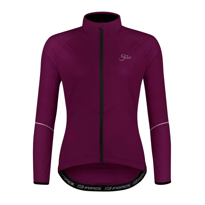 Giacca antipioggia antivento guscio ARROW softshell PURPLE donna - FORCE - FashionsVida