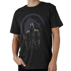 S Mortal Kombat Noob Saibot Gift tee for gamer 100% cotton printed Men's Short Sleeve Graphic T-Shirt All size tops S-6XL