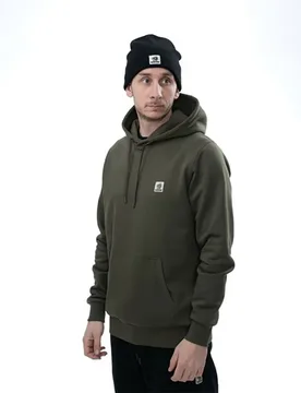 Make It Happen Badge Hoodie Green 2XL Men - NASH - FashionsVida