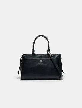 City-Tasche mit Überschlag Schwarz OS - Stradivarius - FashionsVida