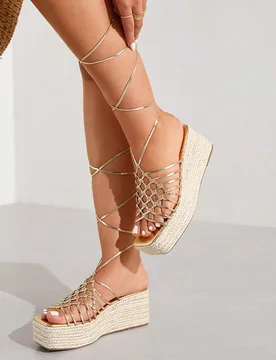 Zapatos de mujer, sandalias de moda para vacaciones de verano, zapatos para fiesta, estilo trendy y elegante, ideal para Navidad, fiesta de año nuevo - Shein - FashionsVida