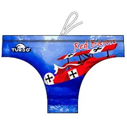 Red Baron Swimming Brief Royal / Red 5XL Men