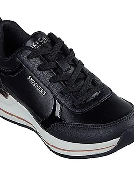 Sneaker Street™ Billion 2 Fine Shine Black Duraleather / Patent Trim EU 37 - Skechers - FashionsVida