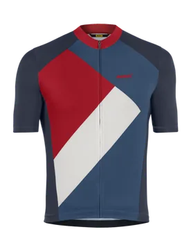 Maglia ciclismo Ksyrium NAVY BLAZER HAUTE RED - Mavic - FashionsVida