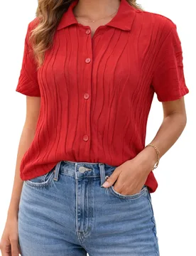 MAGLIA Donna MEZZA MANICA A POLO - PDR - FashionsVida