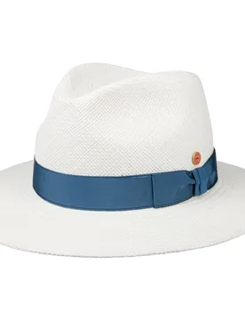 Menton Panama Straw Hat by - cream white - Female - Size: 63 cm - Mayser - FashionsVida