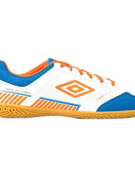 Chaussures De Futsal Sala Ii Liga In White / Tangerine Tango / Regal Blue EU 45 1/2 - Umbro - FashionsVida