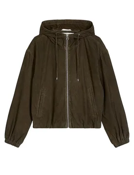 Chaqueta de cuero marrón 36 - Marc O'Polo - FashionsVida