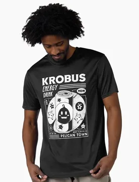 Krobus Energy Drink Grunge Stardew Valley Videogame Gift t shirt for RPG Gamer Short sleeve Graphic Clothes Cartoon tee S-6XL - Aliexpress - FashionsVida