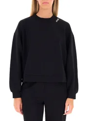 Felpa girocollo NERO S