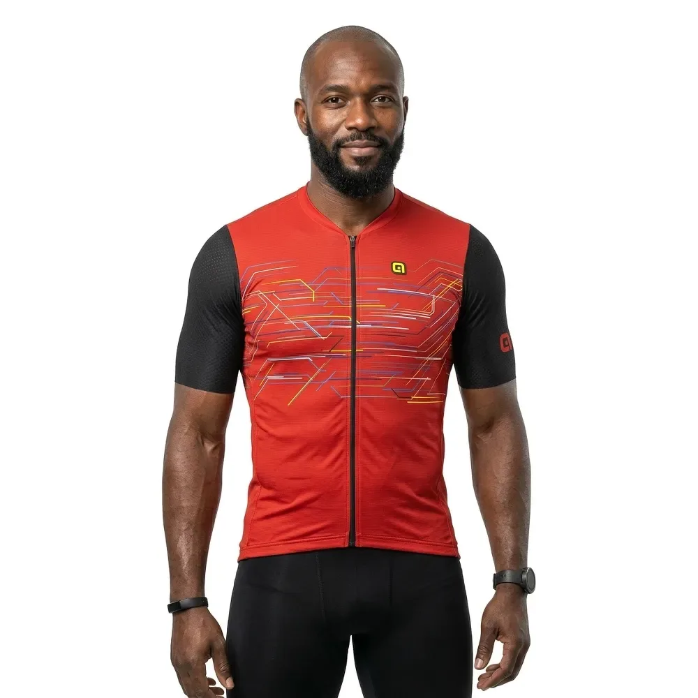 Maglia A Maniche Corte Pr-e Megabyte Red - Ale - FashionsVida