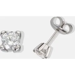 Pendientes Luzz de oro y diamantes