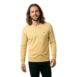 Maglione Con Scollo A V 1613211 Pale Yellow 4XL