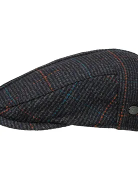 Maniz Flat Cap by - blue - Size: M (56-57 cm) - Bailey 1922 - FashionsVida