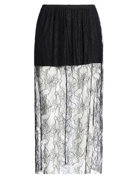 Midi-Rock Damen Schwarz 36 Damen - ICONA by KAOS - FashionsVida