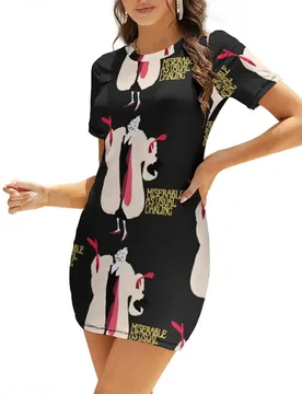 Mooella De Vil Short-Sleeved Dress dresses ladies 2026 summer Party dresses - Aliexpress - FashionsVida