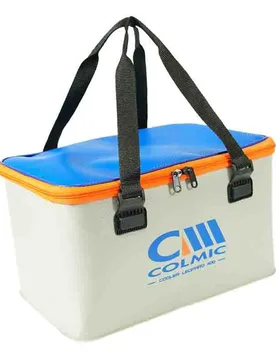 Leopard 400 Cooler Bag White / Blue / Orange 40 x 26 x 24 cm unisex - Colmic - FashionsVida