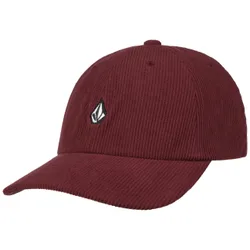 Full Stone Corduroy Cap by - bordeaux - Female - Size: One Size
