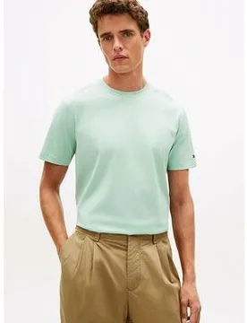 T-Shirt Mw0mw41860 Essential Tee-Mai Crushed Mint Eu M;Eu L;Eu Xl Male - Tommy hilfiger - FashionsVida
