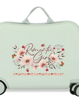Maleta de cabina infantil Romantic Girl rígida con capacidad de 34L - Movom - FashionsVida