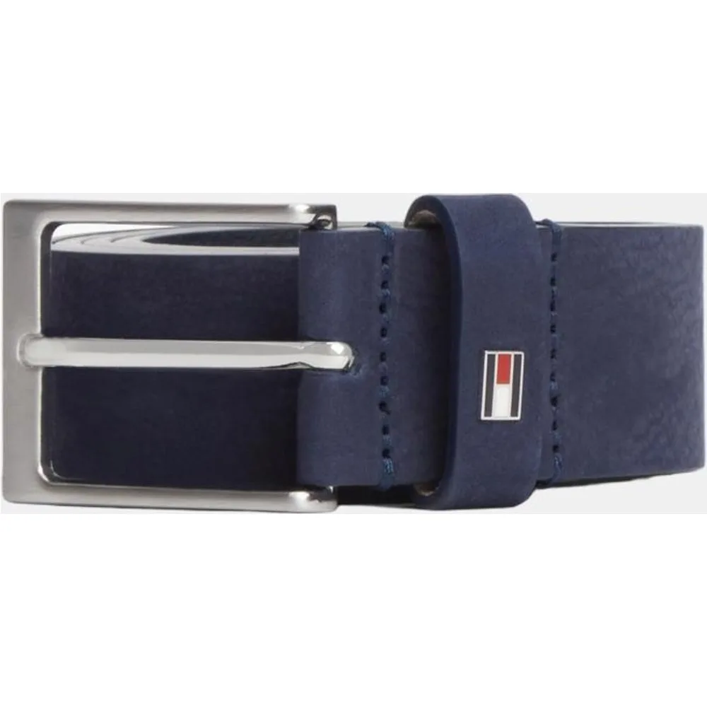 Cinturón de hombre de ante liso tallas grandes - Tommy Hilfiger - FashionsVida