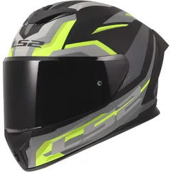Casco Moto Integrale FF820 RAPID III HYPER Nero Giallo F taglia XL