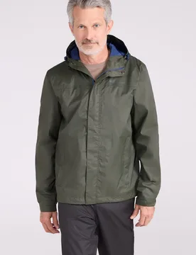 Torrent Mens Waterproof Jacket - Green - Green - Size: XXL - Mountain Warehouse - FashionsVida