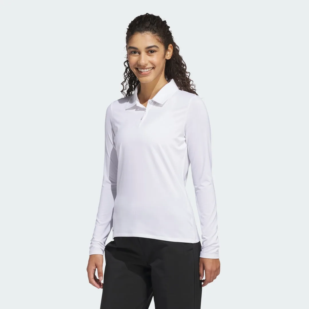 POLO PERFORMANCE A MANICHE LUNGHE S White - Adidas - FashionsVida