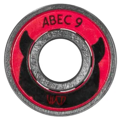 Roulement Abec 9 12 Unités Black / Red One Size unisex