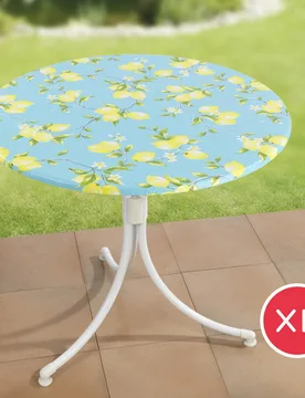Spanntischdecke Zitrone XL Ø 85–105 cm - 3Pagen - FashionsVida