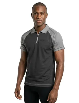 Polo à Manches Courtes Image 50302 Black / Anthracite M - MASCOT - FashionsVida