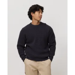 Jersey de hombre de punto waffle