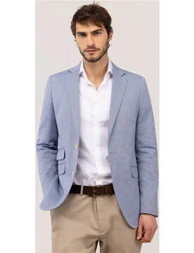 Americana oxford de hombre lisa - El Ganso - FashionsVida