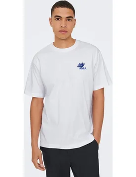 Only & Sons - Camiseta manga corta de hombre relaxed fit - Only & Sons - FashionsVida