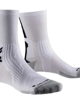 Calzini Bike Perform Crew Arctic White / Opal Black - X-SOCKS - FashionsVida