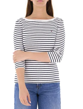 T-shirt maniche lunghe NERO S - Tommy hilfiger - FashionsVida