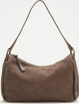 Bolso de hombro en piel de serraje - Latouche - FashionsVida