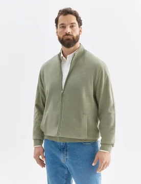 Cárdigan de hombre con botones liso tallas grandes - Emidio Tucci - FashionsVida