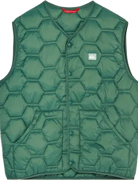 Veste sans manches - Fuse Urban Gilet Forest en Nylon - Taille M - Vert - Quiksilver - FashionsVida
